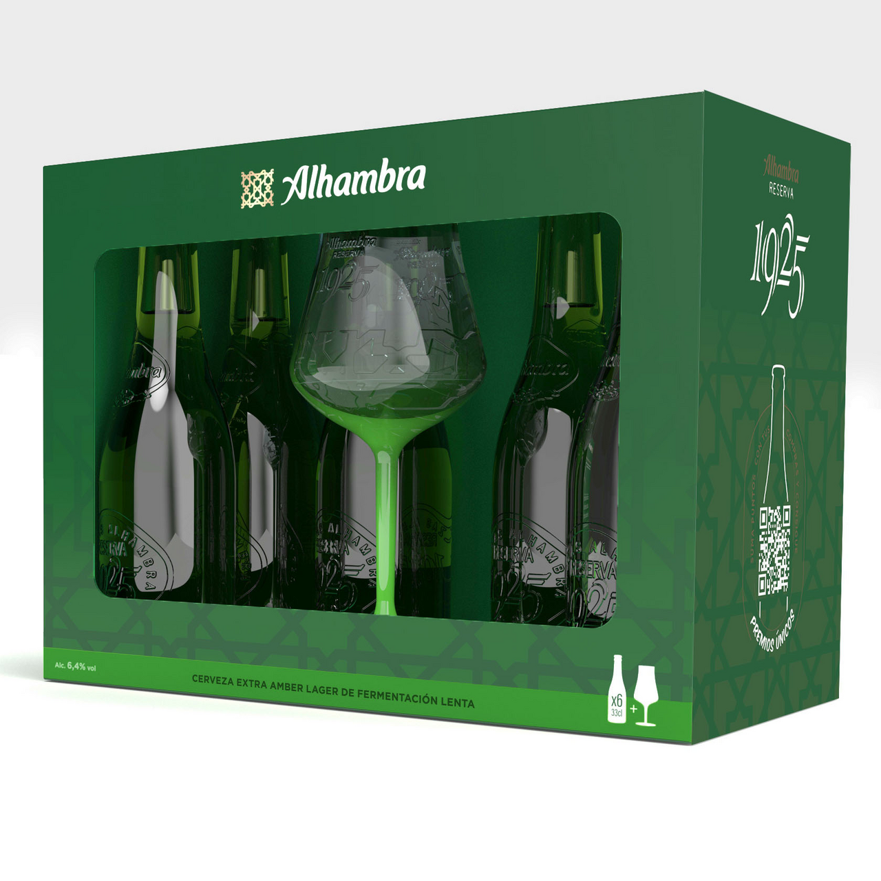 Alhambra cerveza reserva roja botella 33cl