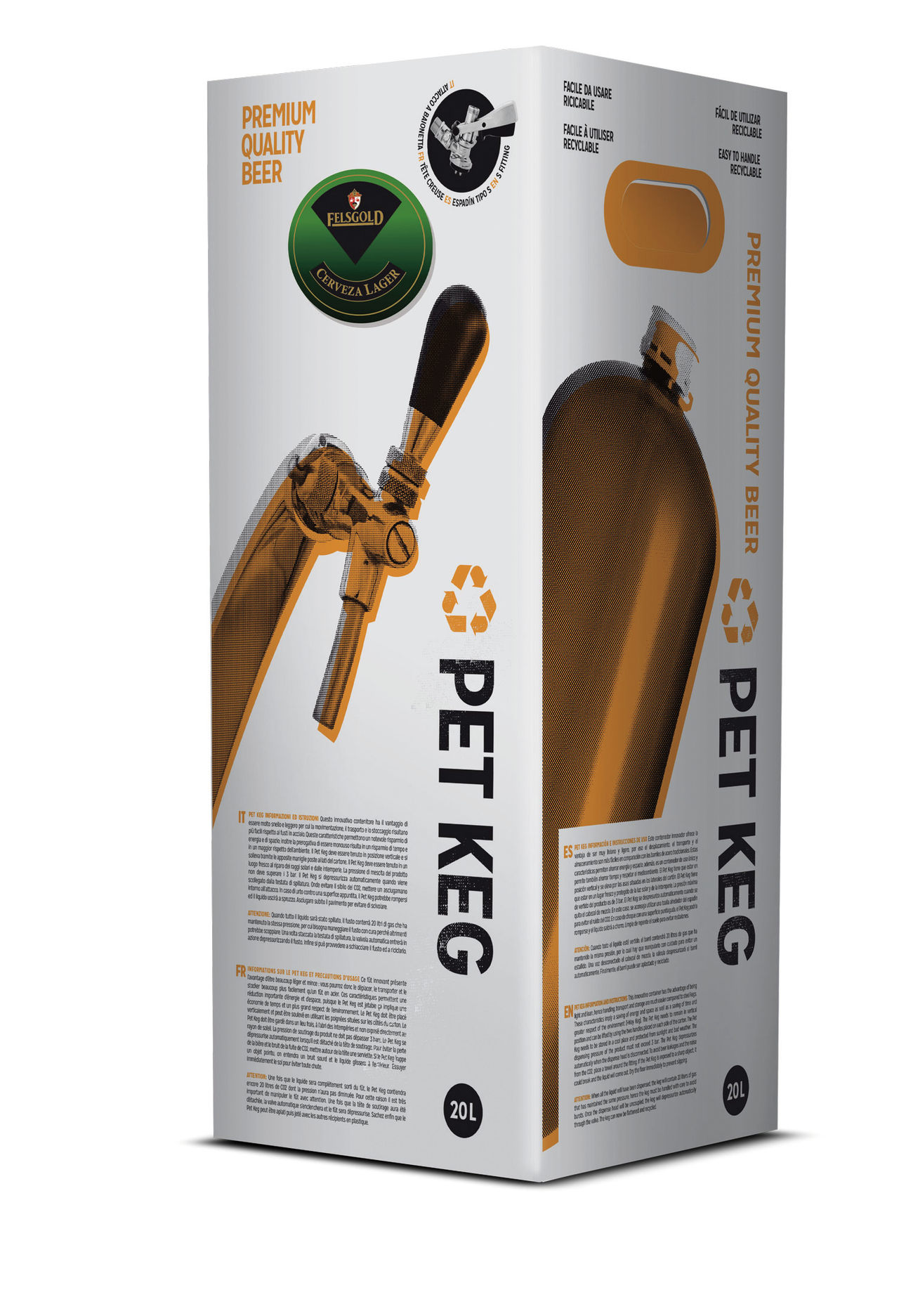 FELSGOLD cerveza alemana lager barril 20L