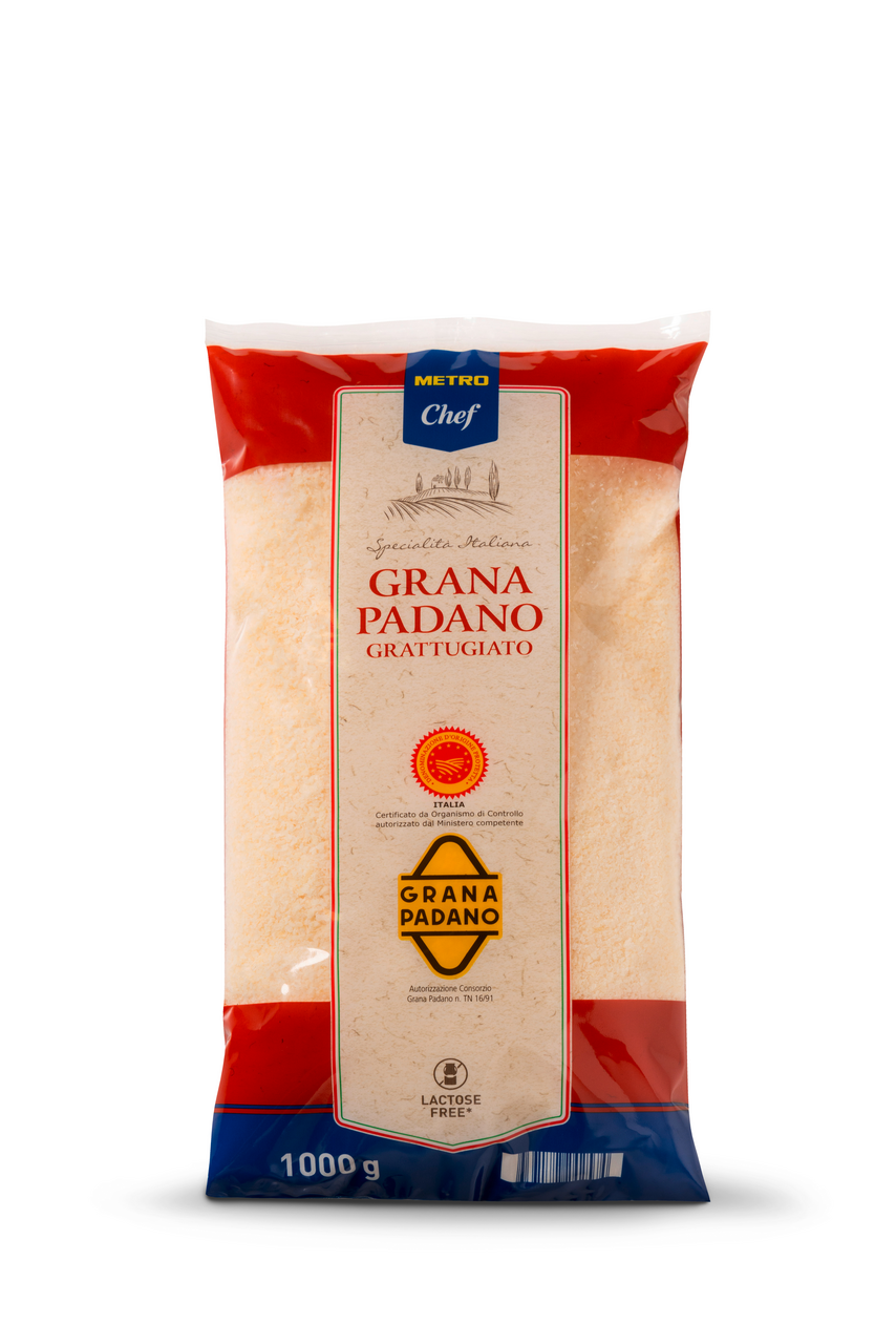 METRO Chef queso grana padano Italia rallado bolsa 1 Kg