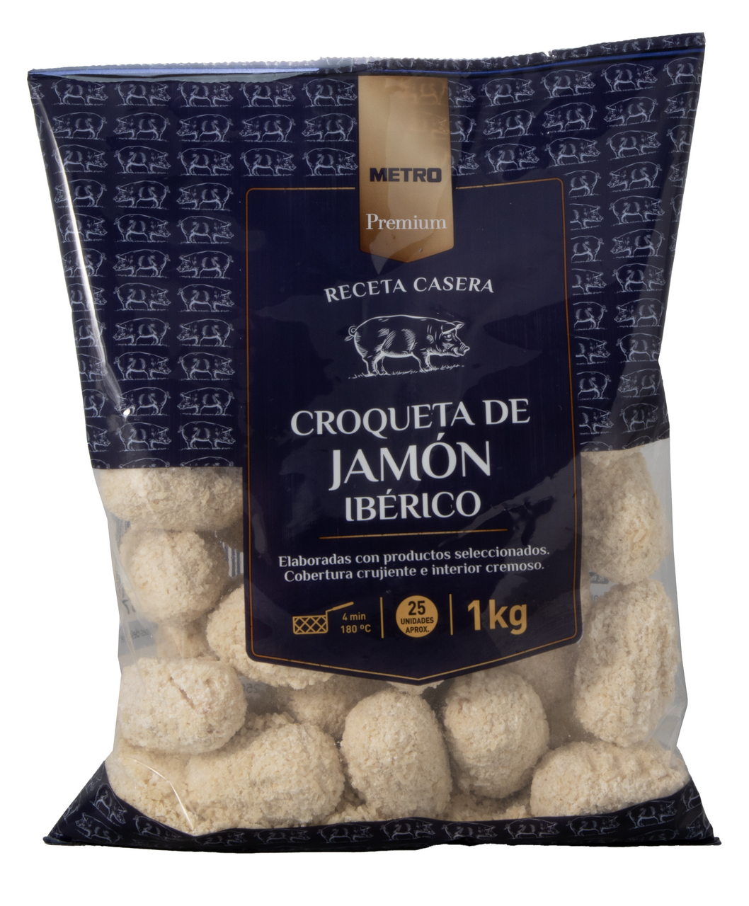 METRO Premium croqueta casera jamón 1Kg