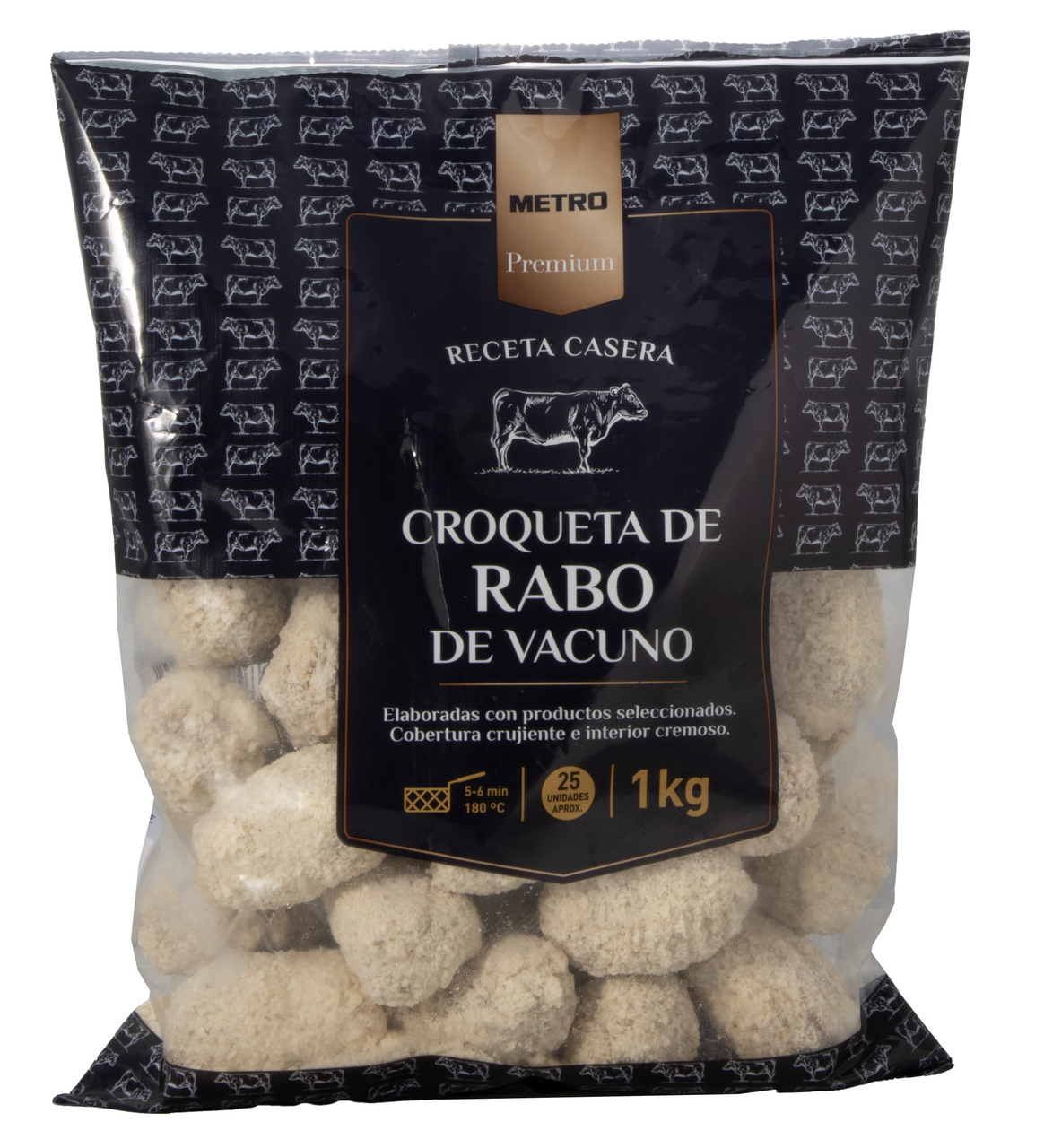 METRO Premium croqueta casera rabo vacuno 1Kg
