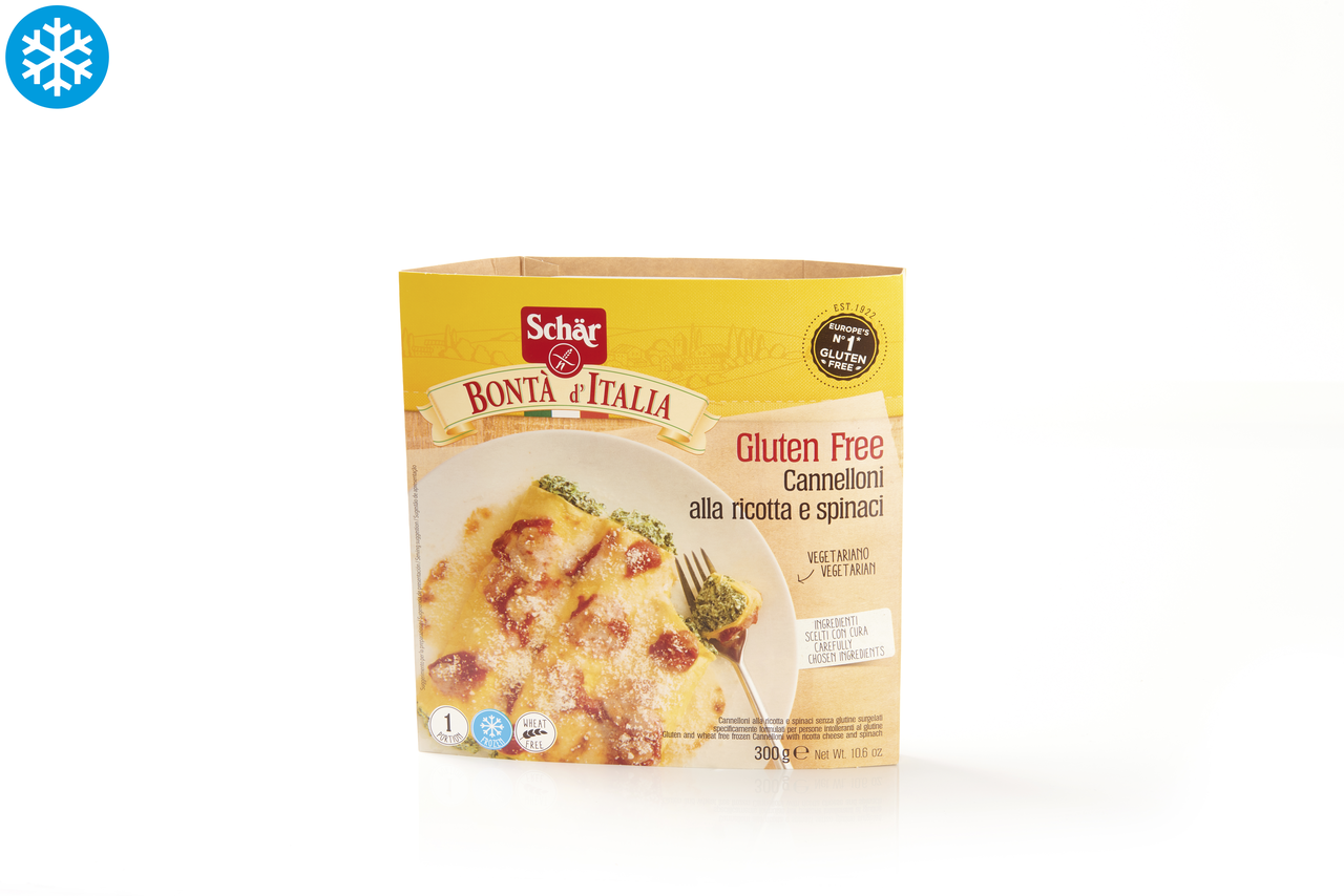 Schär canelones vegetales sin gluten 300g