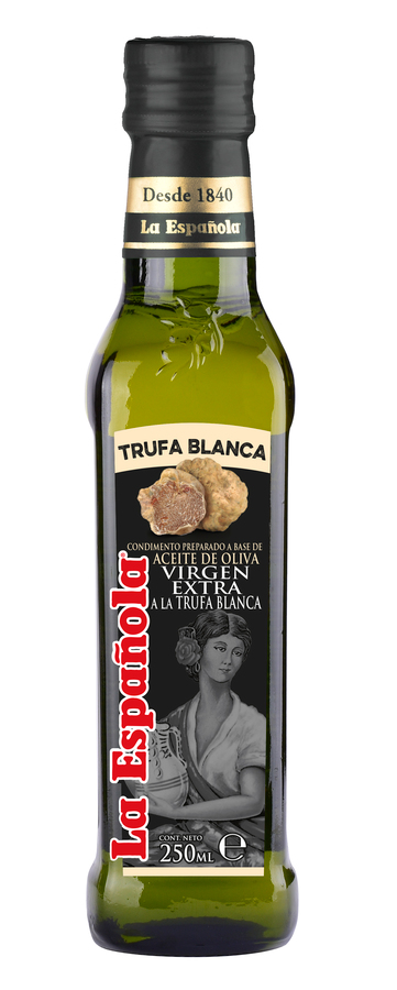 La Española aceite oliva virgen extra con esencia de trufa blanca botella 250ml