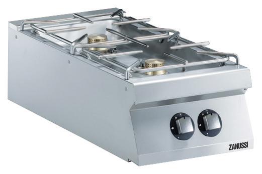 Cocina gas 2 fuegos 20KW ZANUSSI Z9GCGD2S0M | Makro