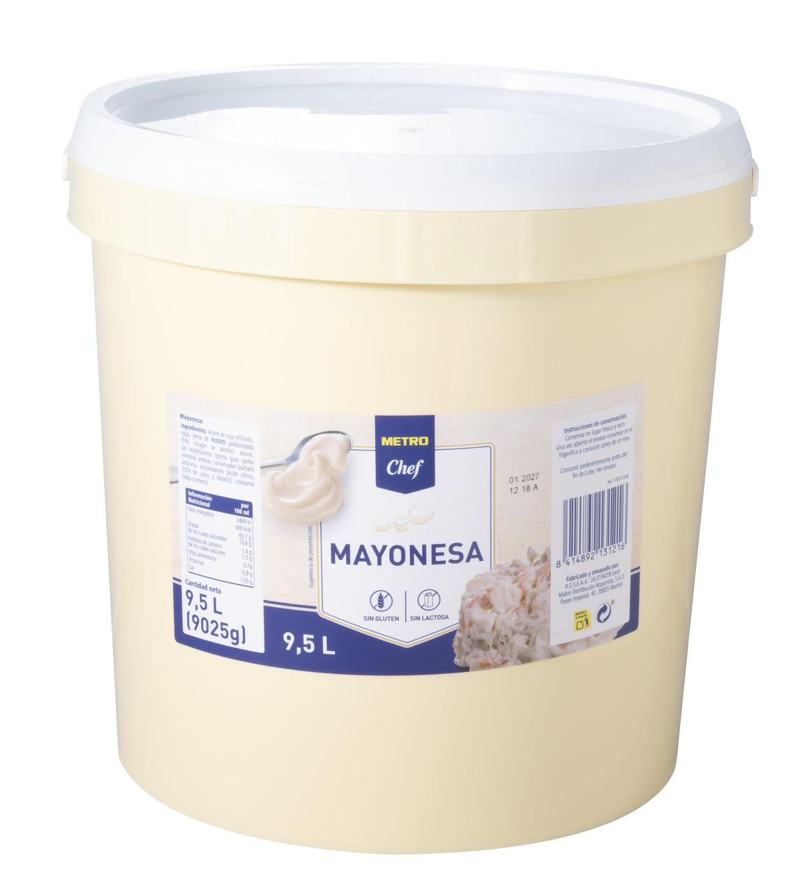 METRO Chef Mayonesa en cubo 9,5 L
