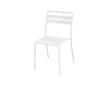 METRO PROFESSIONAL silla acero blanca