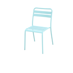 METRO PROFESSIONAL silla acero azul