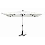 METRO PROFESSIONAL parasol aluminio blanco 4x4m