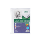 Savel Protector de colchón de algodón impermeable y transpirable 150cm