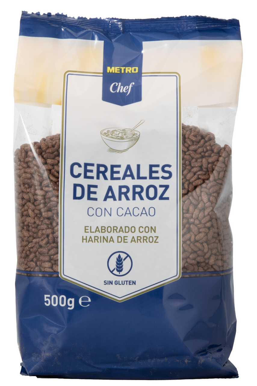METRO Chef arroz inflado de chocolate sin gluten 500g