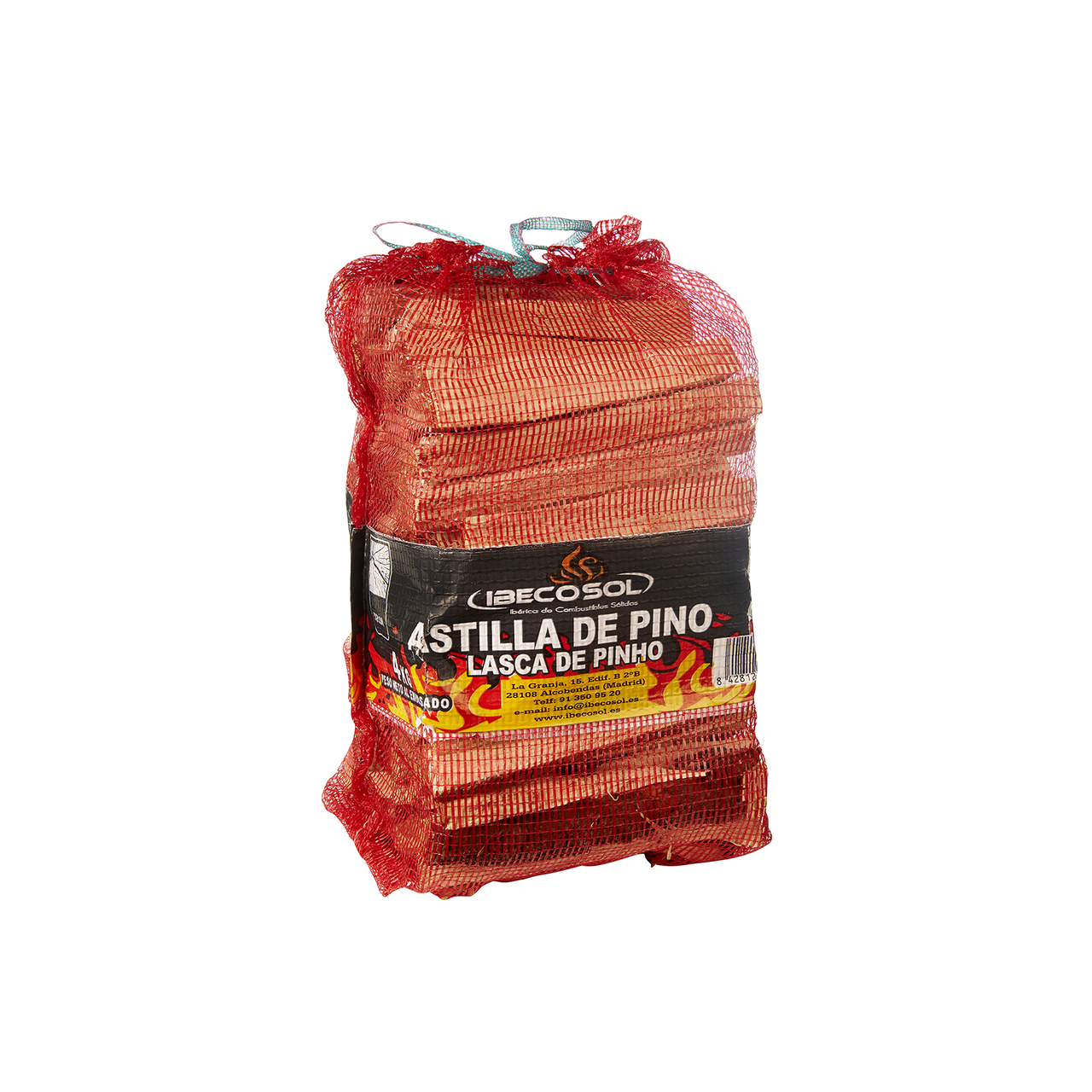 Carcoa astilla pino barbacoa 4kg