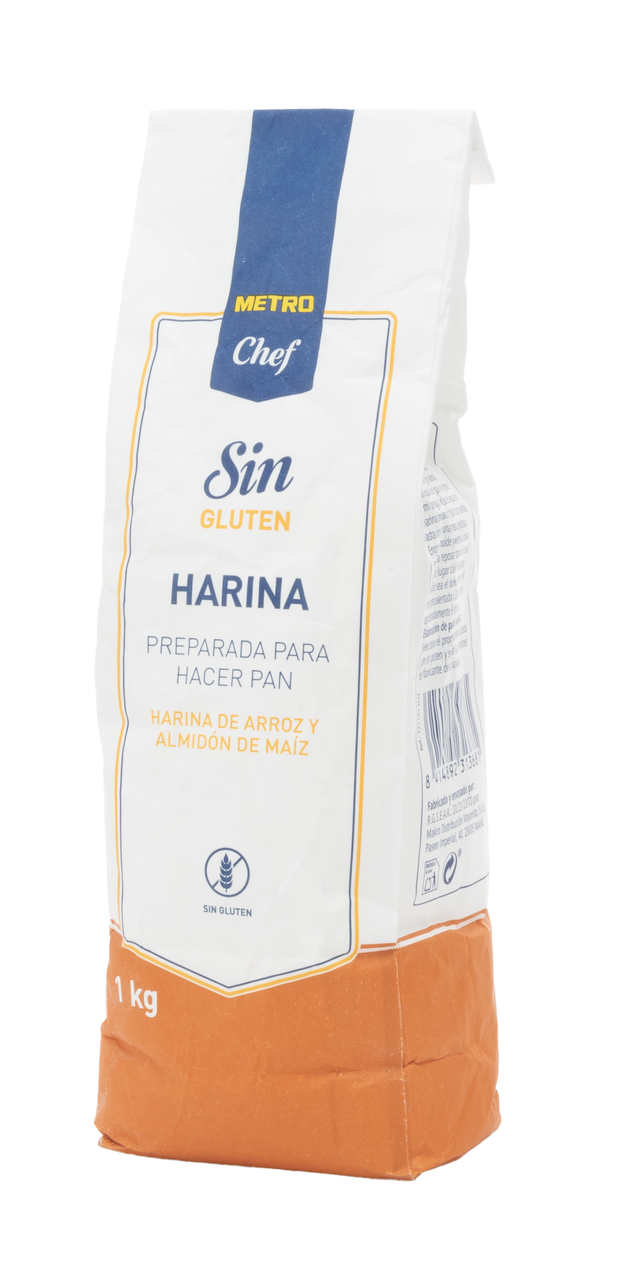 METRO Chef Harina sin gluten en paquete 1 Kg