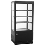 METRO PROFESSIONAL Vitrina expositor negro 4 caras 78L GGC2078B