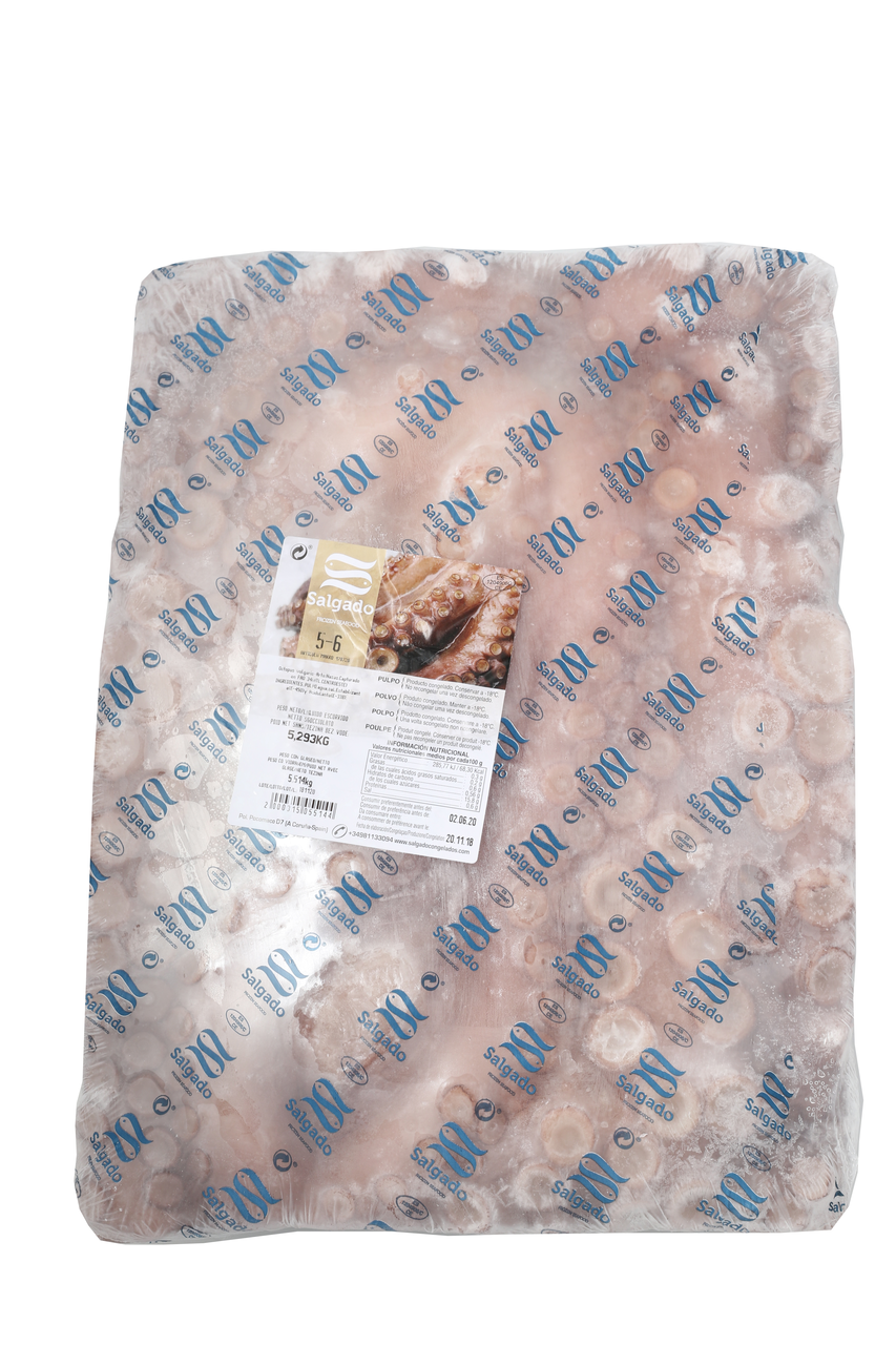 Salgado Pulpo crudo 000 5/6Kg