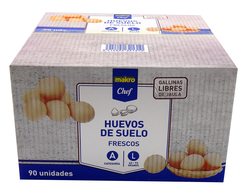 METRO Chef huevos suelo tamaño L contiene 90 huevos