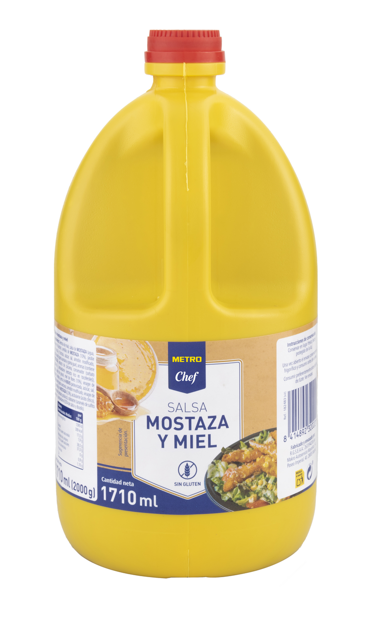 METRO Chef Salsa de mostaza y miel en garrafa 1710 ml