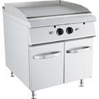 KREA PROFESSIONAL Fry top a gas liso doble G9I200G