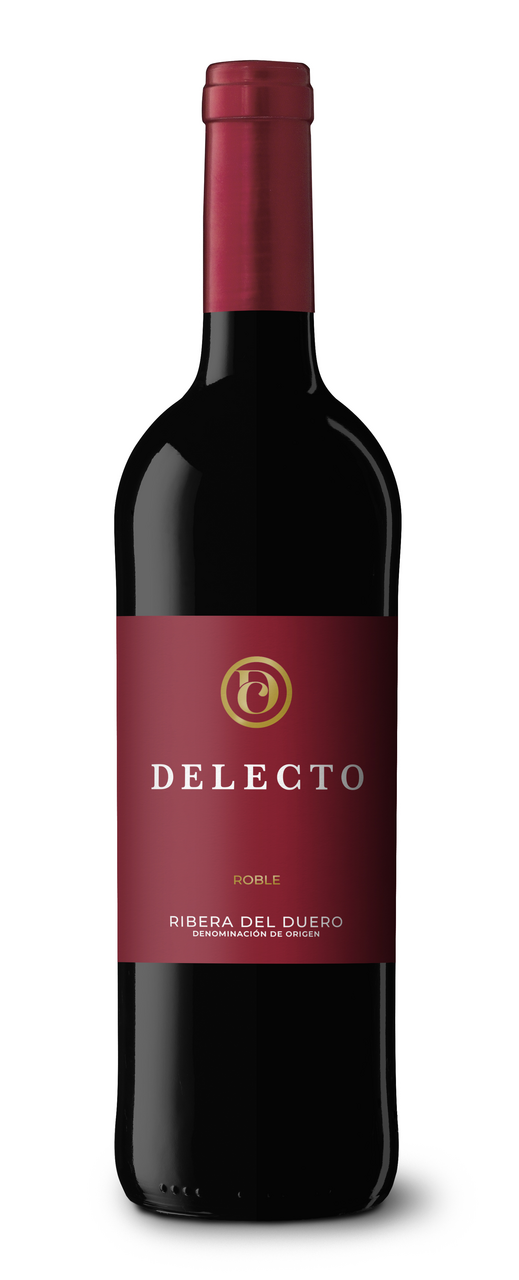 DELECTO vino tinto roble Ribera de Duero botella 75cl