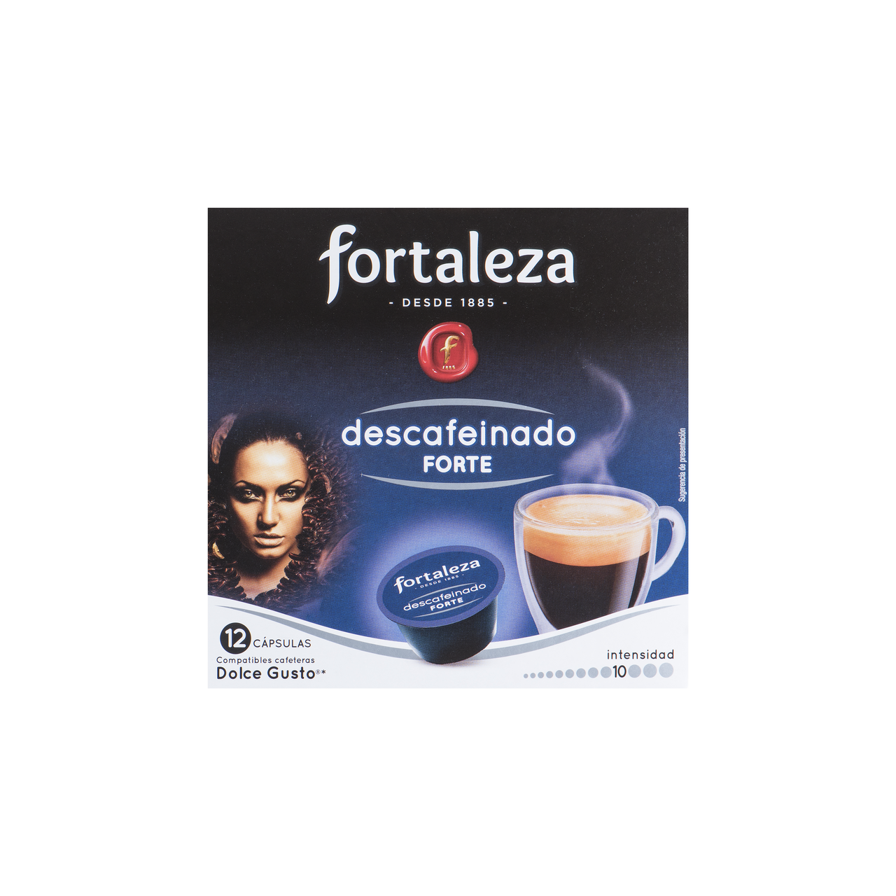 Fortaleza Café descafeinado forte cápsula dolce gusto 12 unidades | Makro
