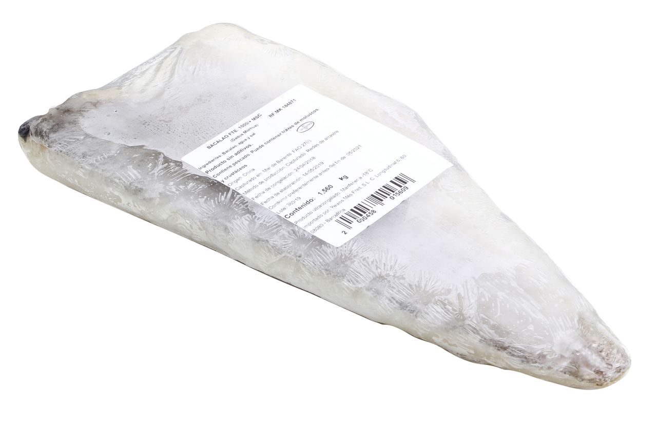 Kloska Bacalao filete 1000/+ MSC