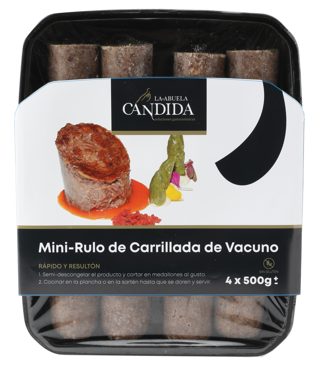 La Abuela Cándida carrillada de vacuno desmigada 4 unidades