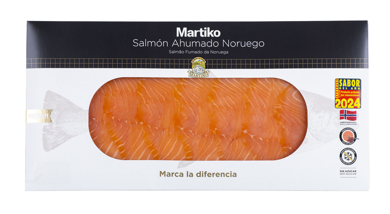 Martiko salmón ahumado noruego sin sangacho 200g