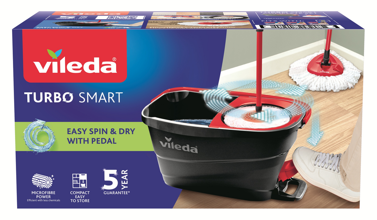 vileda set smart cubo palo y fregona
