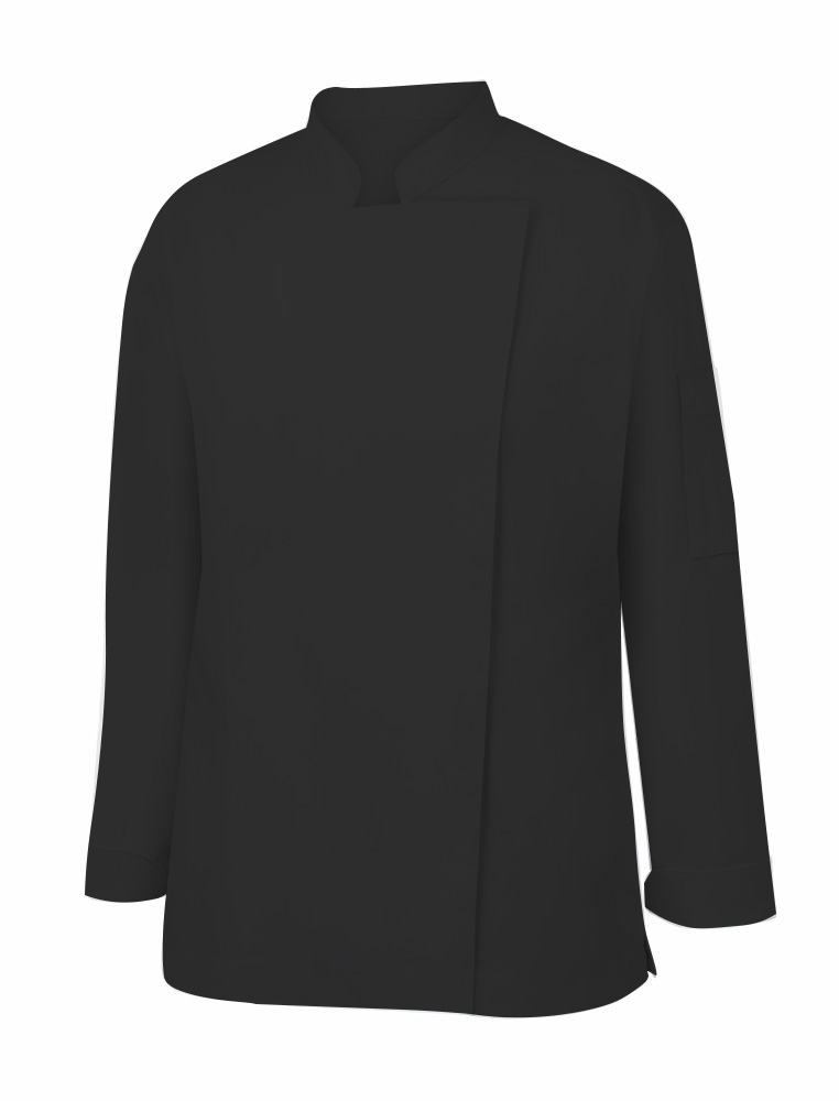 METRO PROFESSIONAL chaqueta cocinero mujer manga larga negro talla S