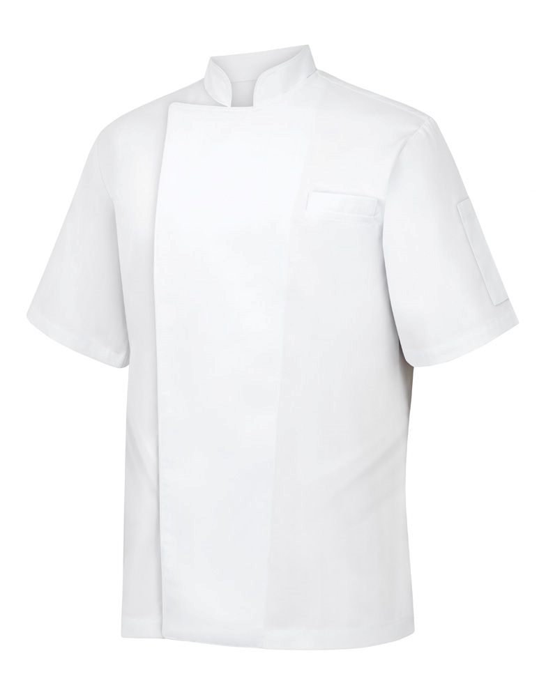 METRO PROFESSIONAL chaqueta cocinero hombre manga corta blanco