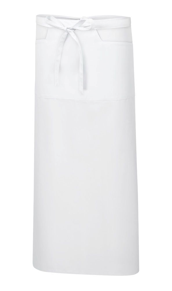 METRO PROFESSIONAL delantal bistro largo blanco pack 3 unidades