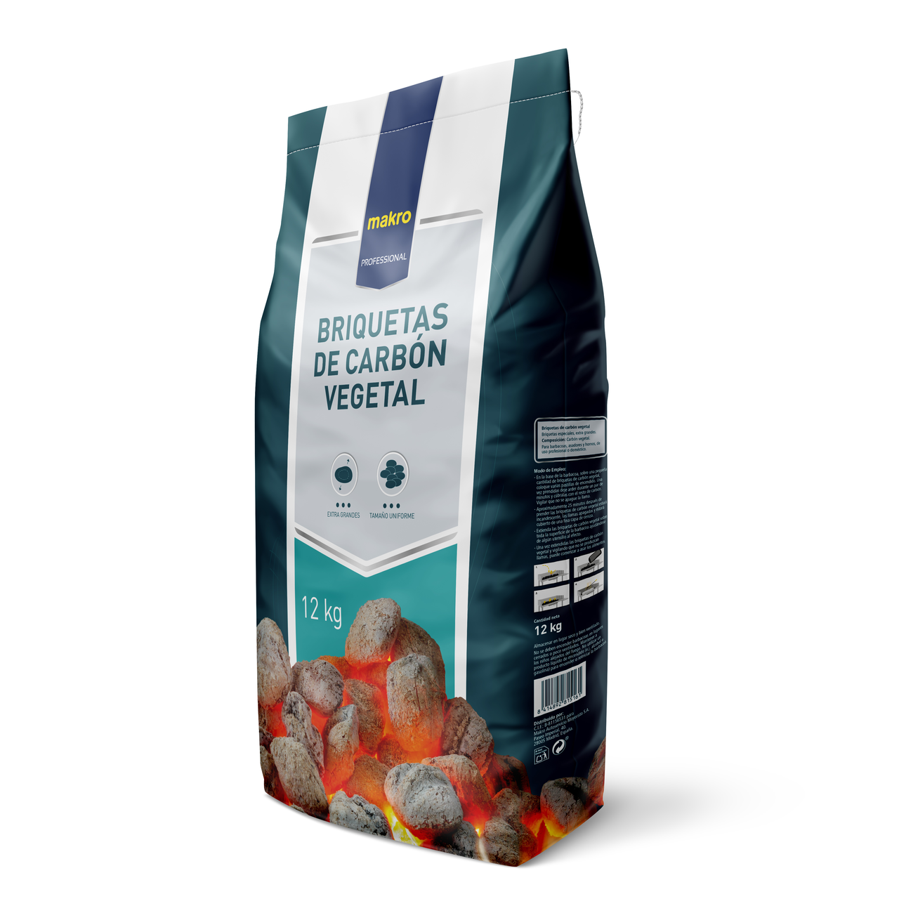 METRO PROFESSIONAL briquetas 12 kg