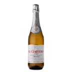 El Gaitero sidra etiqueta blanca botella 75cl