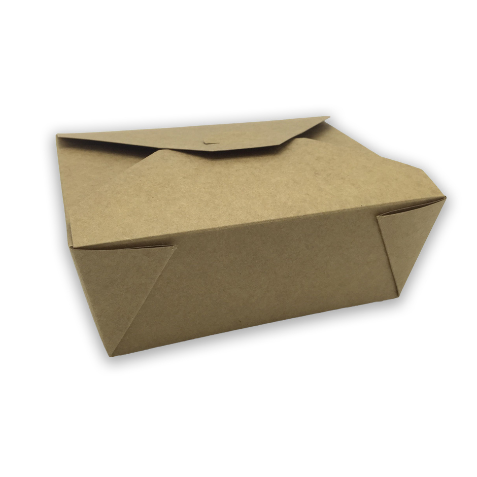 Caja con tapa de cartón ensaladas 16x14cm 60 unidades