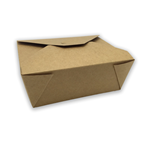 Caja con tapa de cartón ensaladas 16x14cm 60 unidades
