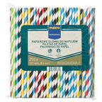 METRO PROFESSIONAL pajita papel colores 6 mm x 20 cm 250 unidades