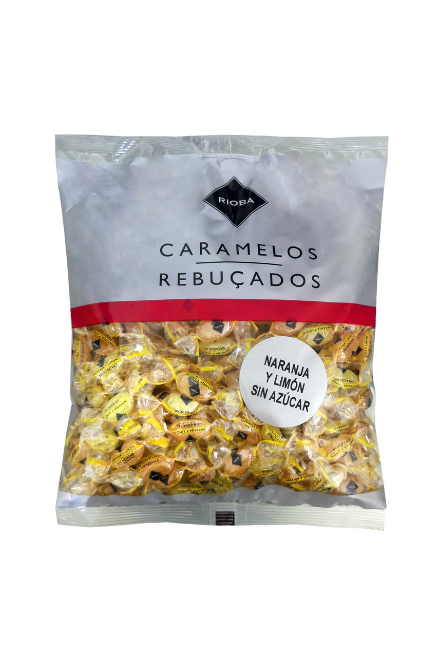 RIOBA caramelo sin azúcar naranja y limón 1kg