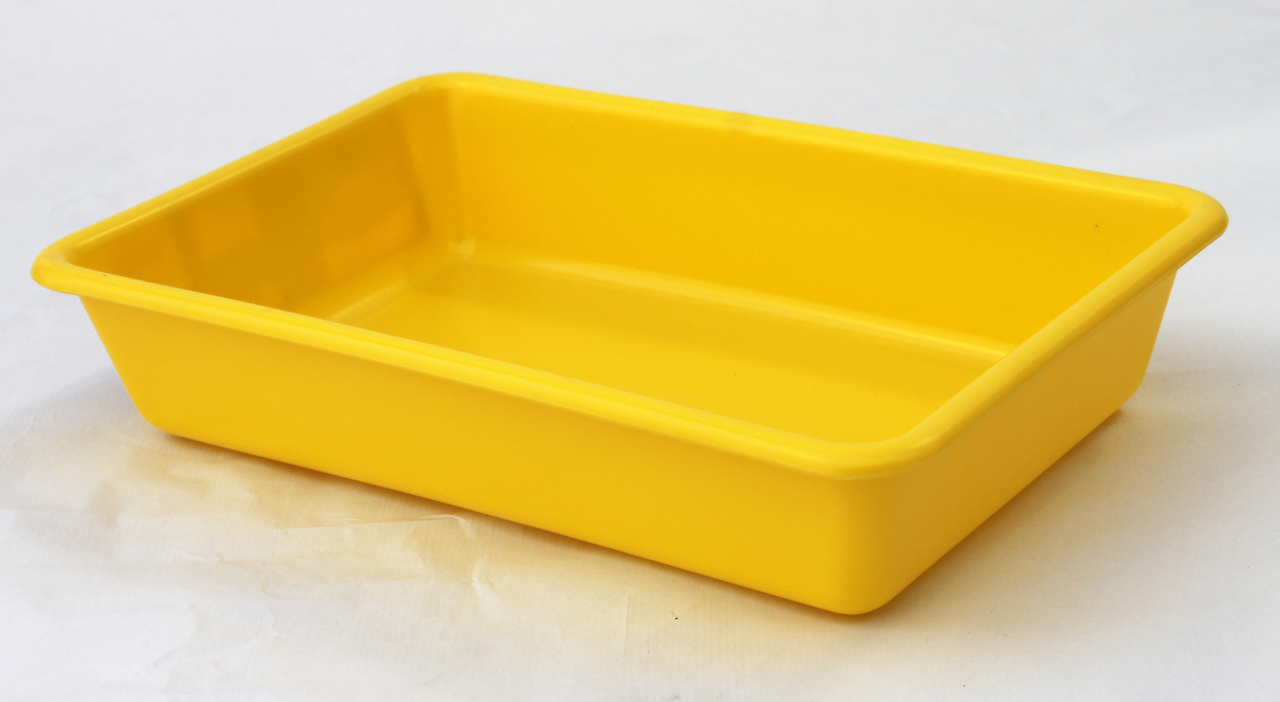 makro PROFESSIONAL Cubeta rectangular encajable 25 unidades 300x205x60 mm 2L azul, rojo, verde, amarillo y negro