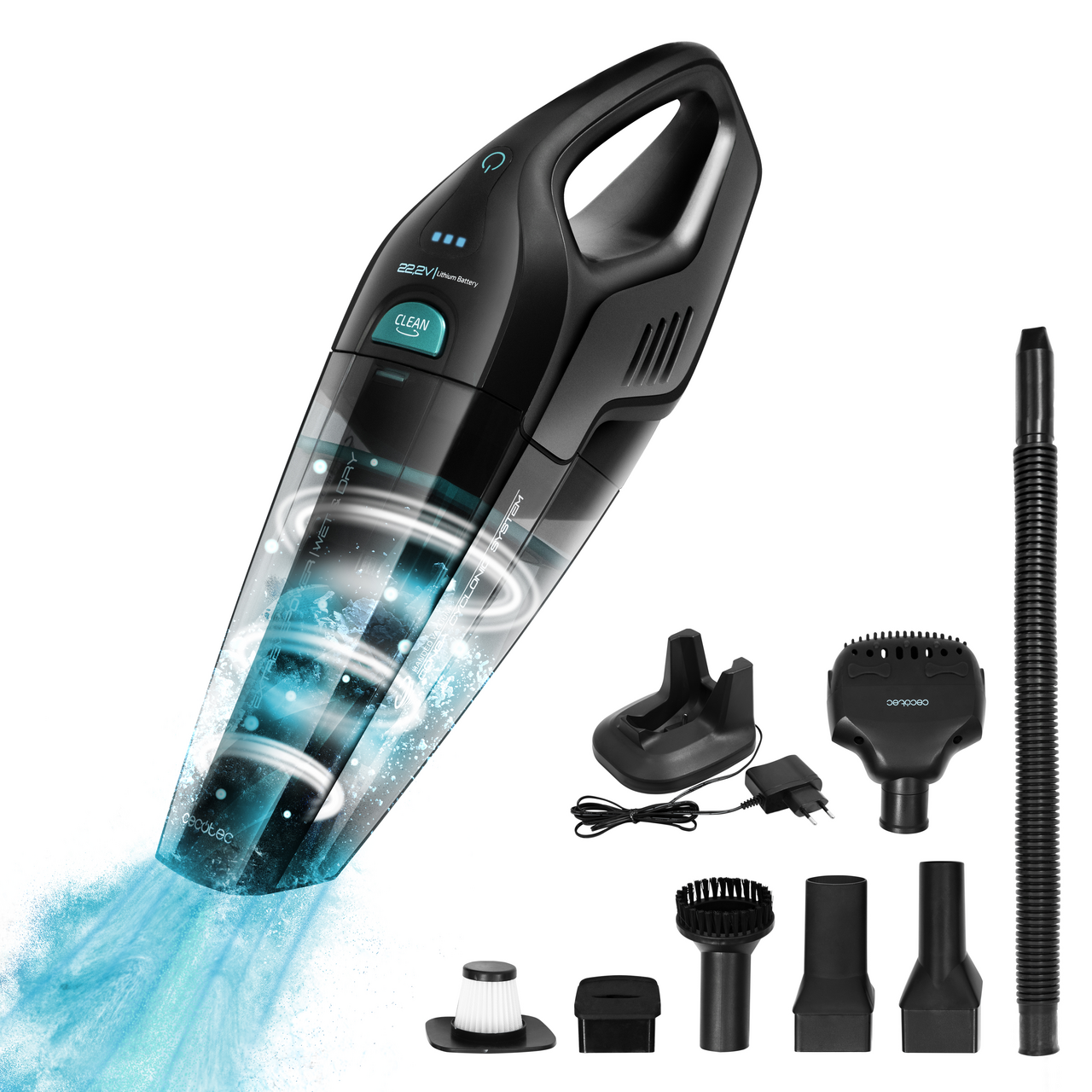 Cecotec Aspirador de mano Conga Immortal ExtremeSuction 22,2 Animal Hand |  Makro