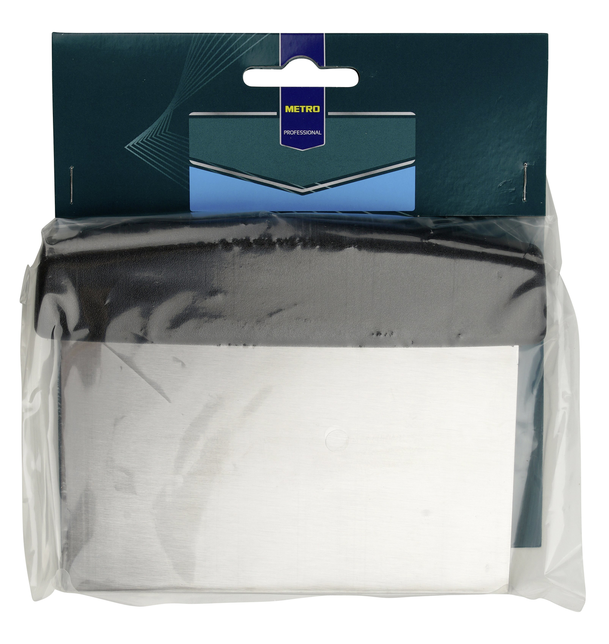 METRO PROFESSIONAL Espátula para cortar acero inoxidable 16x8cm