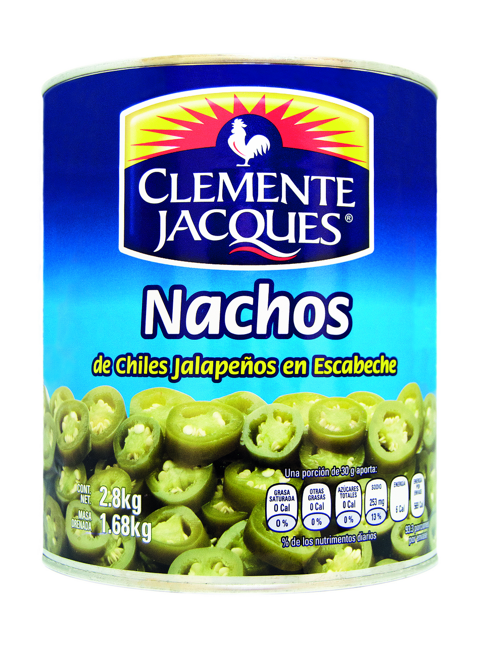 Clemente Jacques Nachos Jalapeños 1680 gne (2800 g)