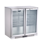 METRO PROFESSIONAL Armario refrigerado 2 puerta de cristal inox GBC3002SS