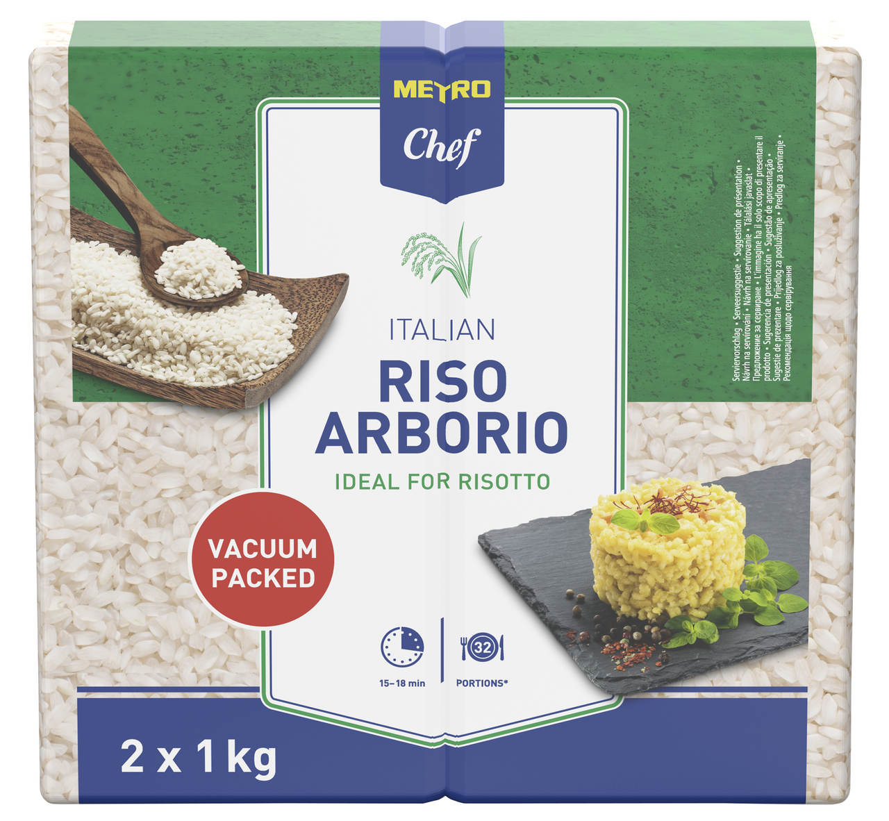 METRO Chef Arroz arborio en bolsa 2 Kg