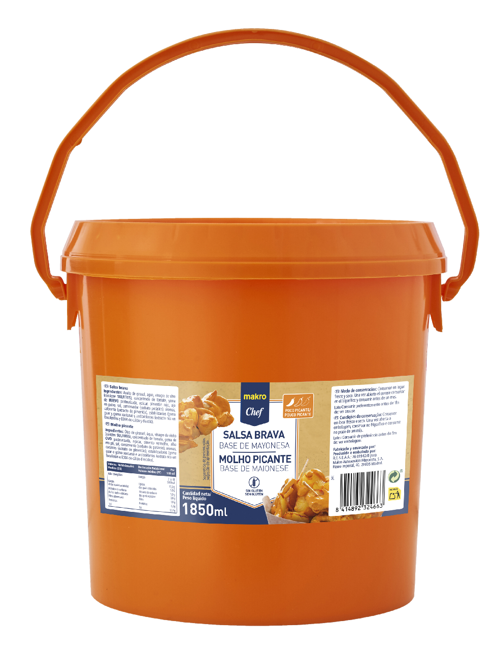 METRO Chef salsa brava cubo 1850 ml