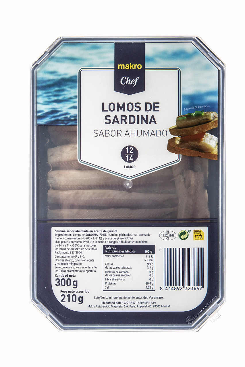 METRO Chef sardina ahumada 210 gne (300 g)