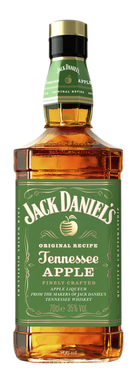 JACK DANIEL'S whisky apple botella 70cl Alc. 35% vol.