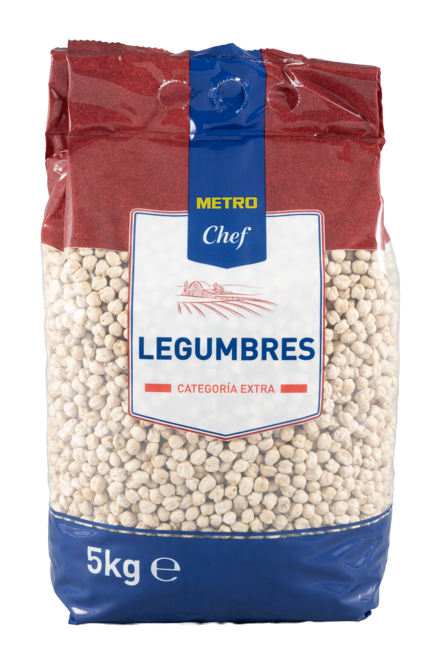 METRO Chef Garbanzo lechoso en bolsa 5 Kg