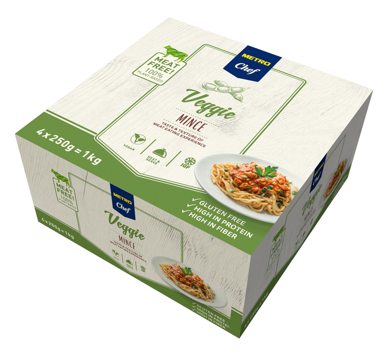METRO Chef Picada veggie caja de 4ud 250g congelado (total 1000g)