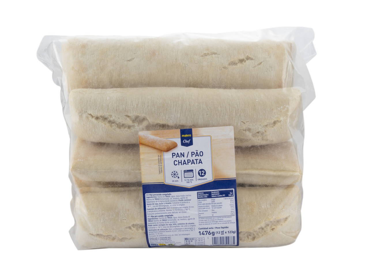 METRO Chef Chapata bocadillo 12x123 g congelado
