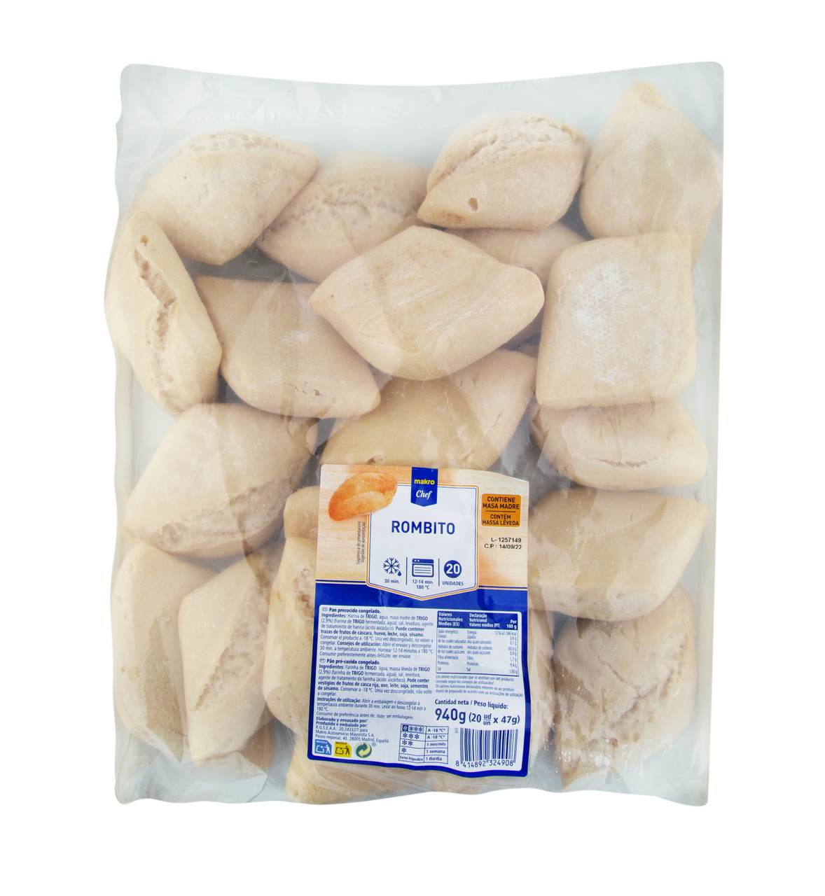 METRO Chef Pan rombo 20x47 g congelado