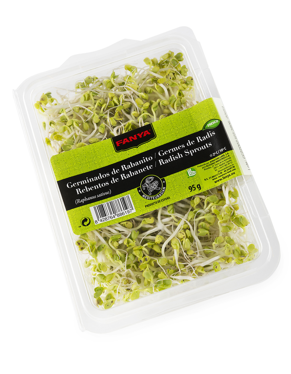 Germinado de rabanitos bandeja 95 g